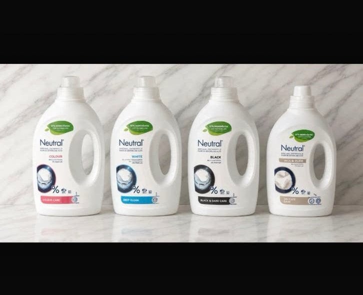 Set Neutral wasmiddel -  0% parfum & 0% kleurstoffen, Huis en Inrichting, Schoonmaakartikelen, Ophalen of Verzenden, Overige typen