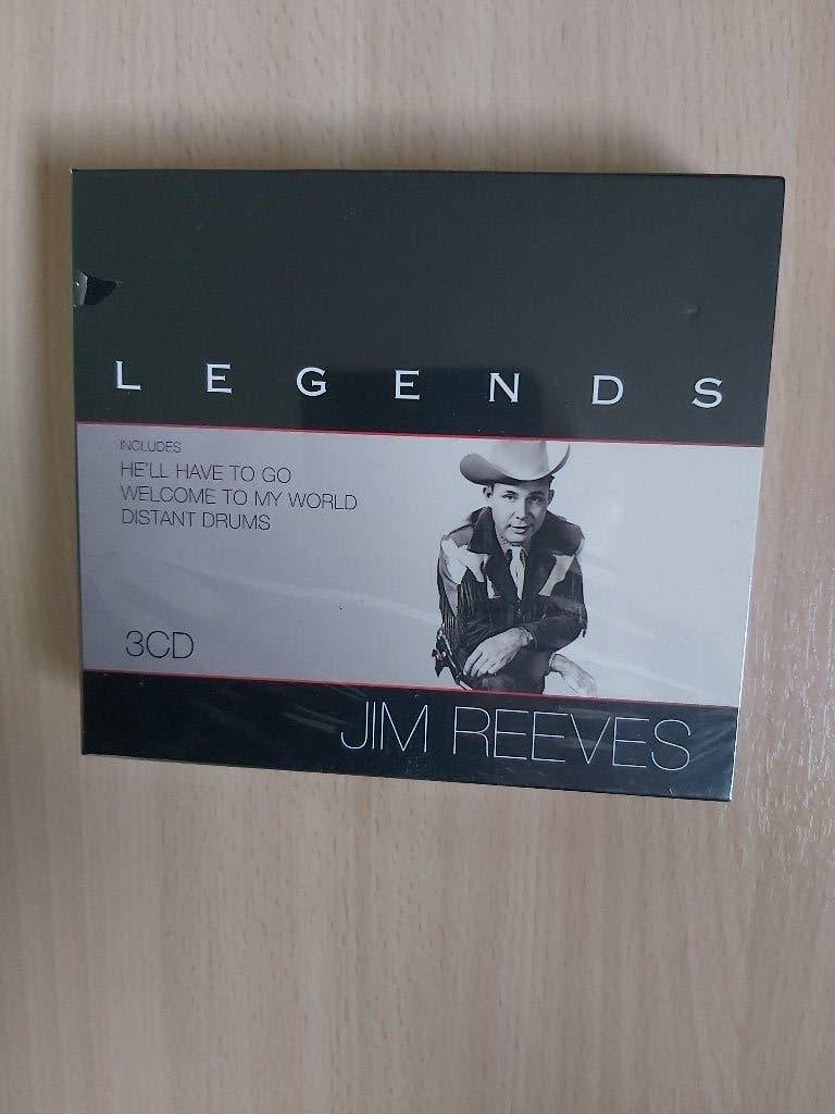 Jim Reeves Legends 3 CD Box nieuw in seal, Pop, Overige typen, Ophalen of Verzenden, Nieuw in verpakking