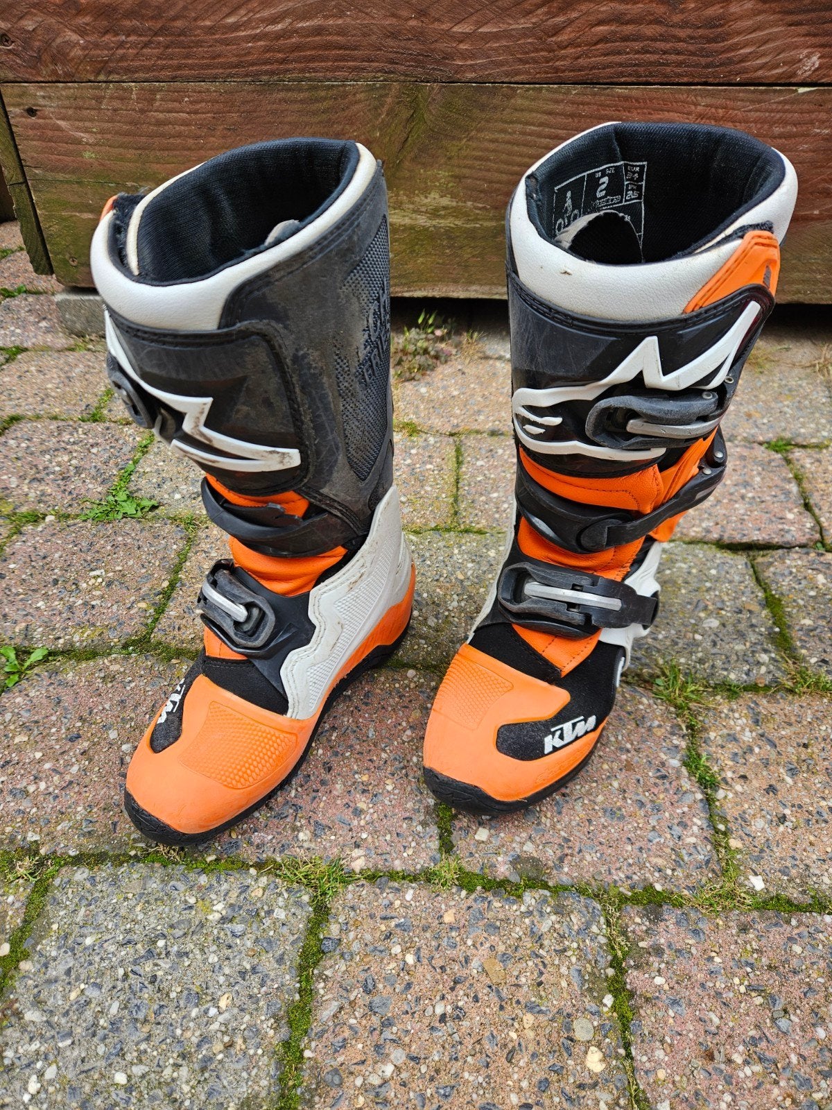 crosslaarzen  kinder maat 34-37-38, Motoren, Ophalen of Verzenden, Tweedehands, Laarzen