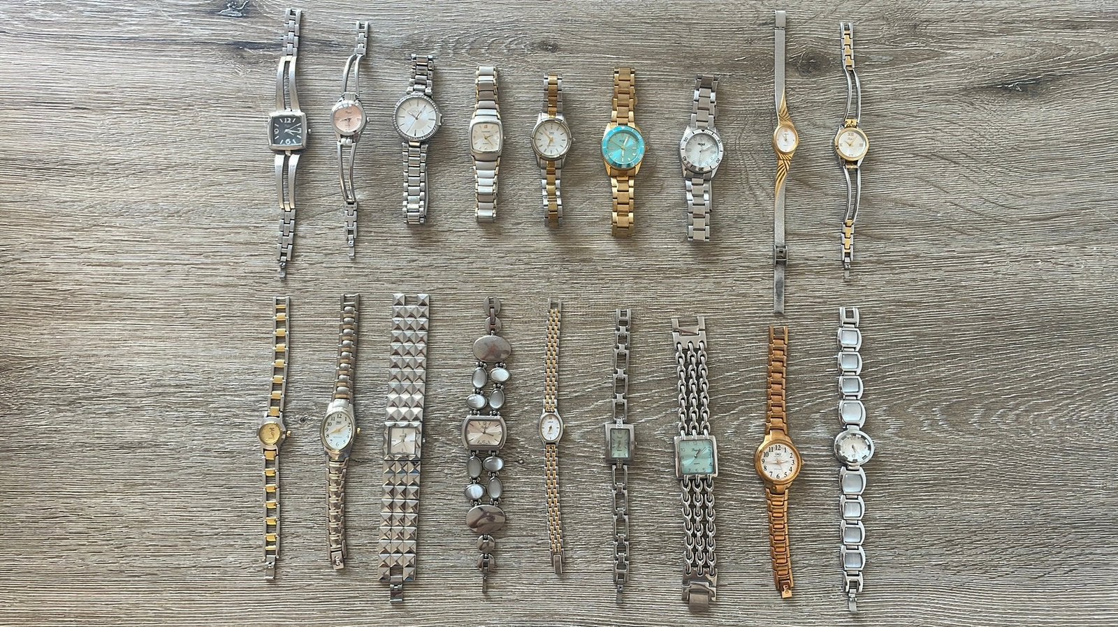 18 delige Dames Horloges set, Ophalen of Verzenden, Zo goed als nieuw, Overige merken