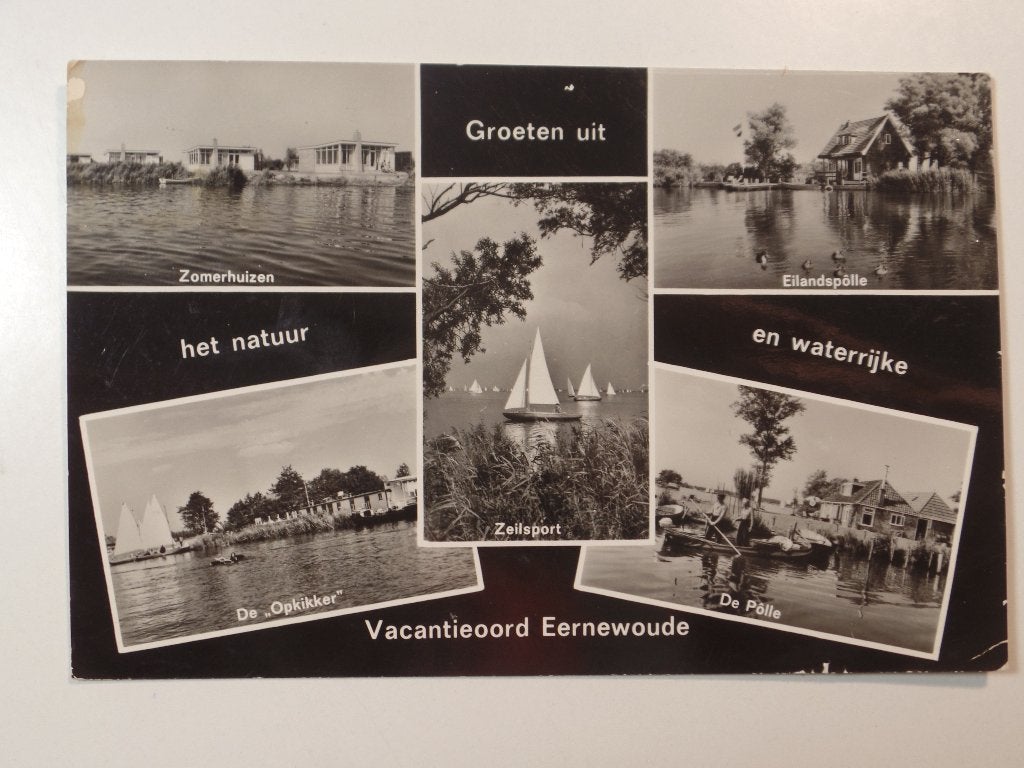 Groeten uit Eernewoude, Ophalen of Verzenden, 1960 tot 1980, Gelopen, Friesland
