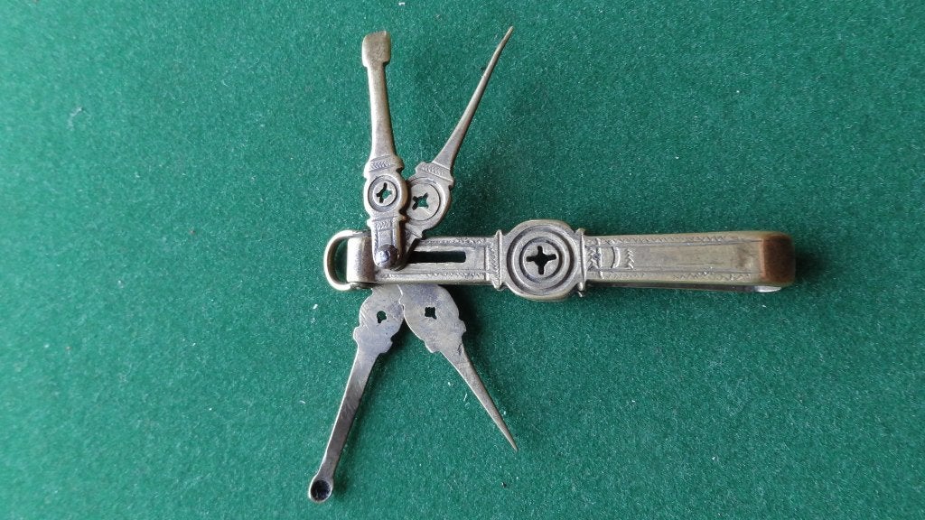 Antieke hygiëne set in brons - 19e eeuw, Antiek en Kunst, Ophalen of Verzenden, Brons