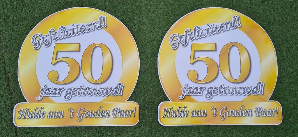 Versiering 50 jaar getrouwd, Ophalen of Verzenden