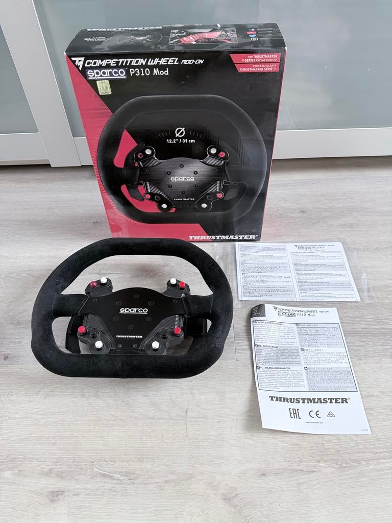 Competition Wheel add on Sparco P310 Mod, Spelcomputers en Games, Spelcomputers | Xbox | Accessoires, Zo goed als nieuw, Xbox Original