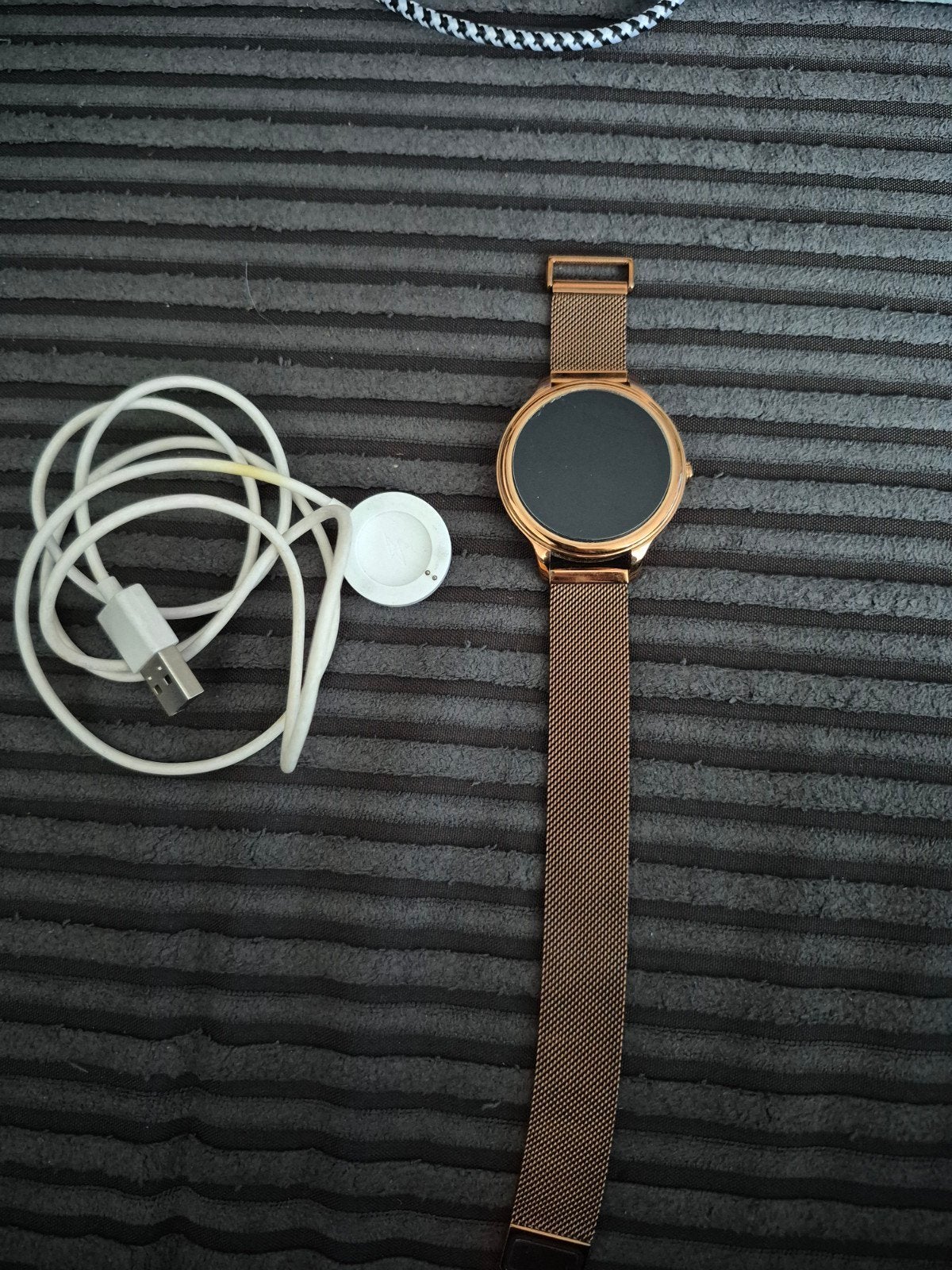 Fossil Gen 5E FTW6068 Dames Smartwatch - 42 mm - Roségoud, Sieraden, Tassen en Uiterlijk, Fossil, Ophalen of Verzenden, Zo goed als nieuw