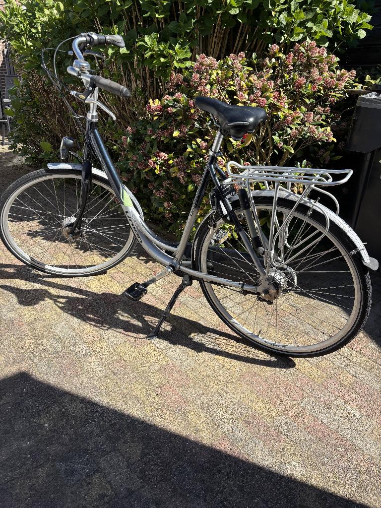 Dames fiets, Gebruikt, Versnellingen, 56 cm of meer, Trommelrem