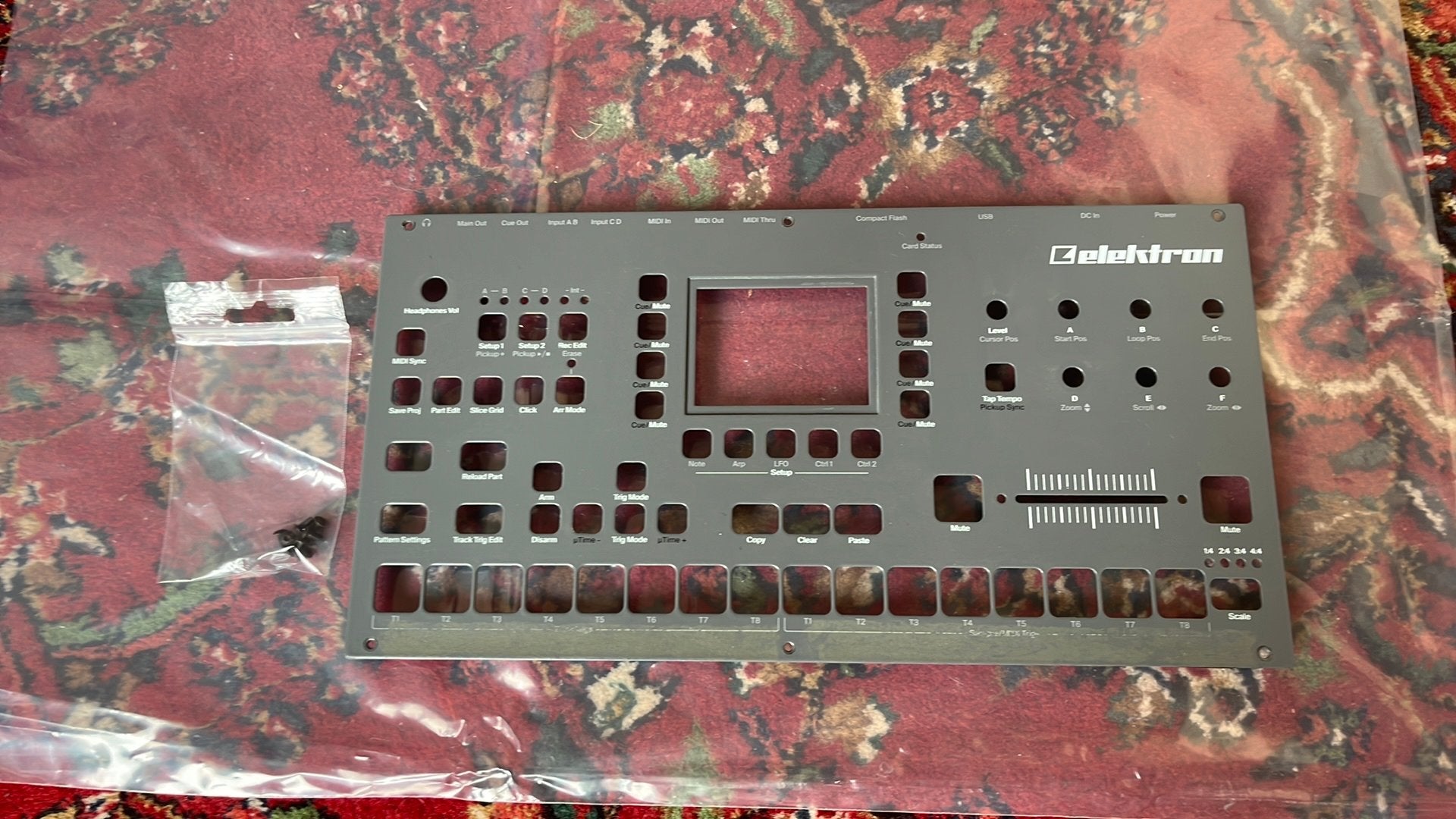 Elektron Octatrack Faceplate (damaged), Muziek en Instrumenten, Ophalen of Verzenden, Gebruikt