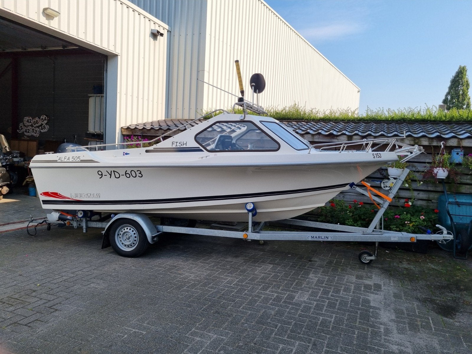 Beekman 505 Fish met 70 pk Yamaha buitenboordmotor, Buitenboordmotor, Beekman, Zo goed als nieuw, Visboot