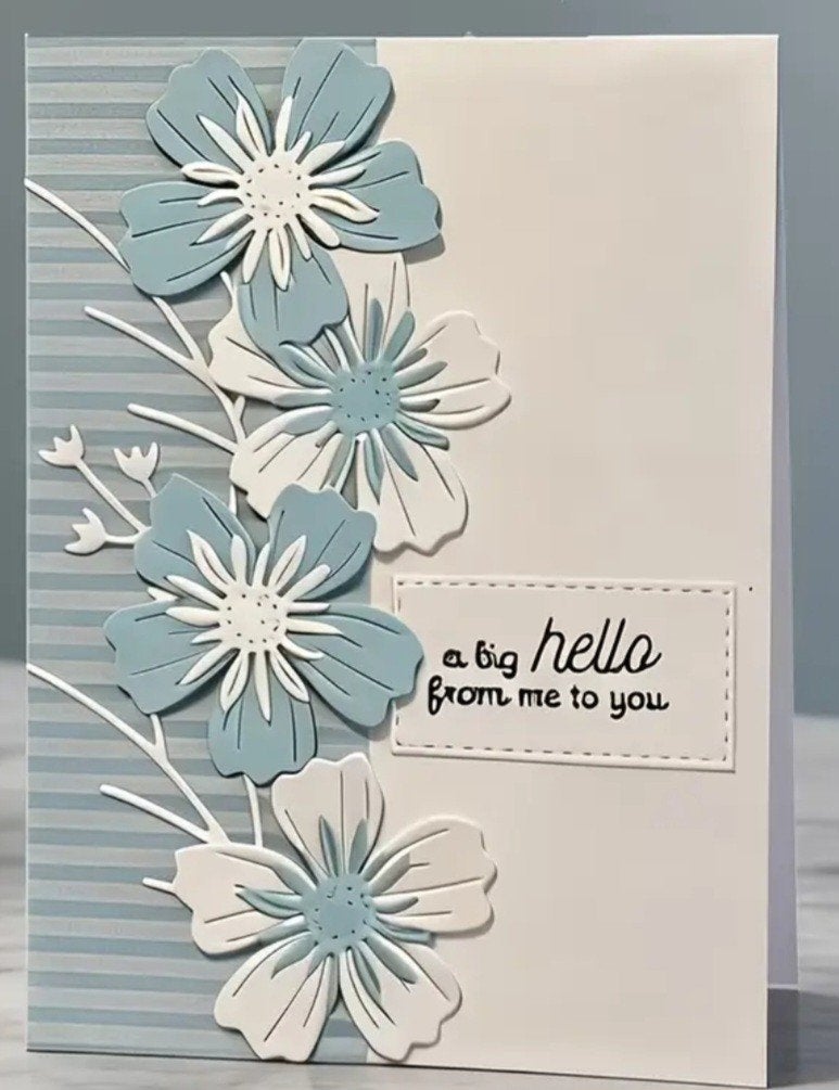 Nieuw  snijmal bloem met label, Ophalen of Verzenden, Nieuw, Overige thema's