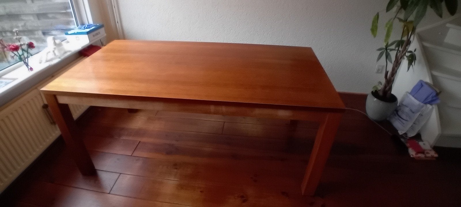 Houten eettafel - Gebruikt, Ophalen, Gebruikt, Klassiek, 50 tot 100 cm