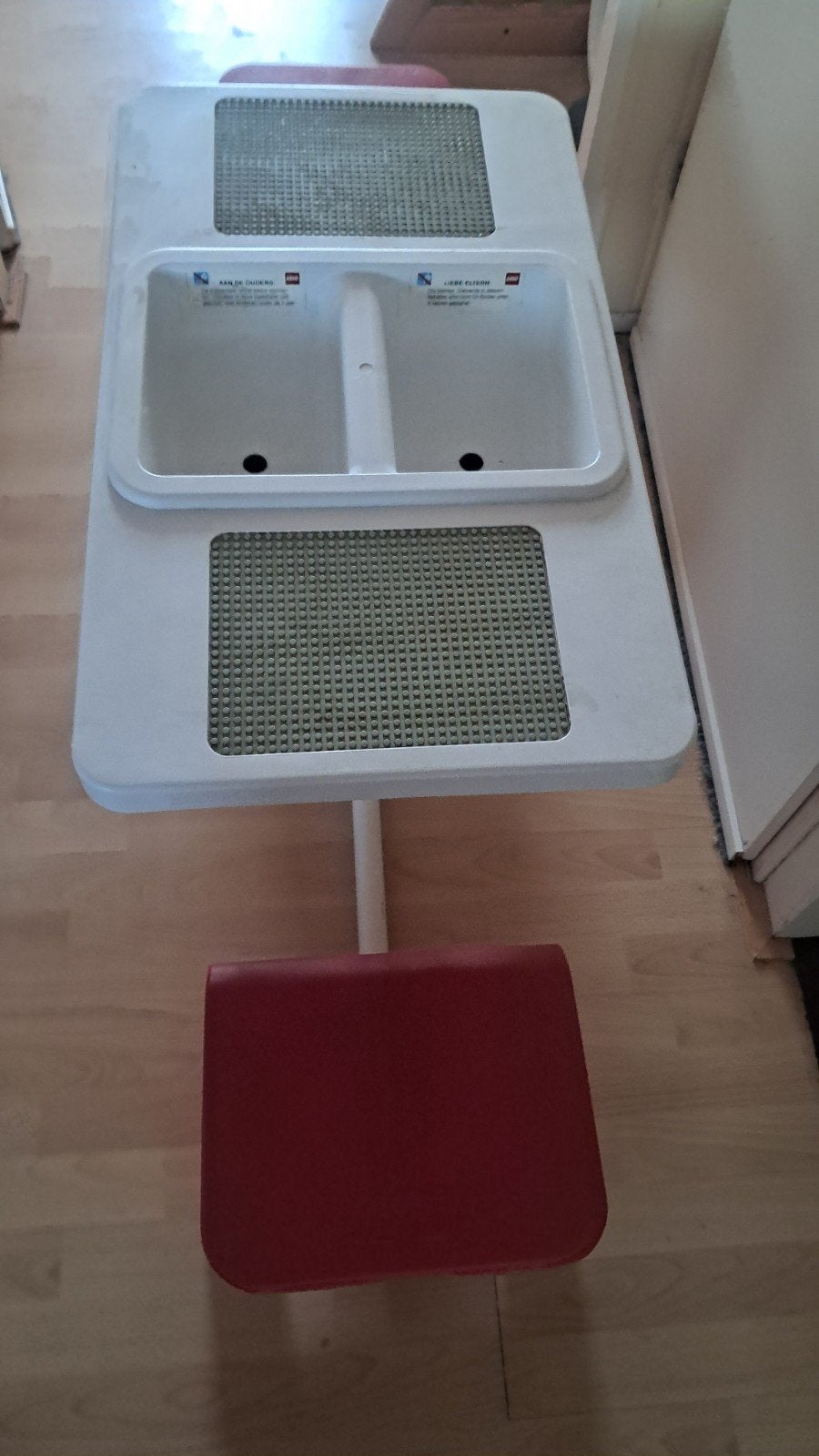 legotafel, Ophalen, Gebruikt