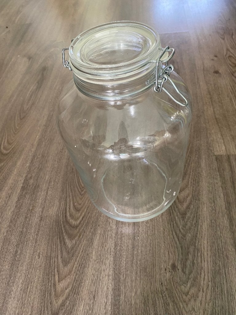 Grote weckpot, ing. 5 ltr, Glas, Ophalen, Nieuw