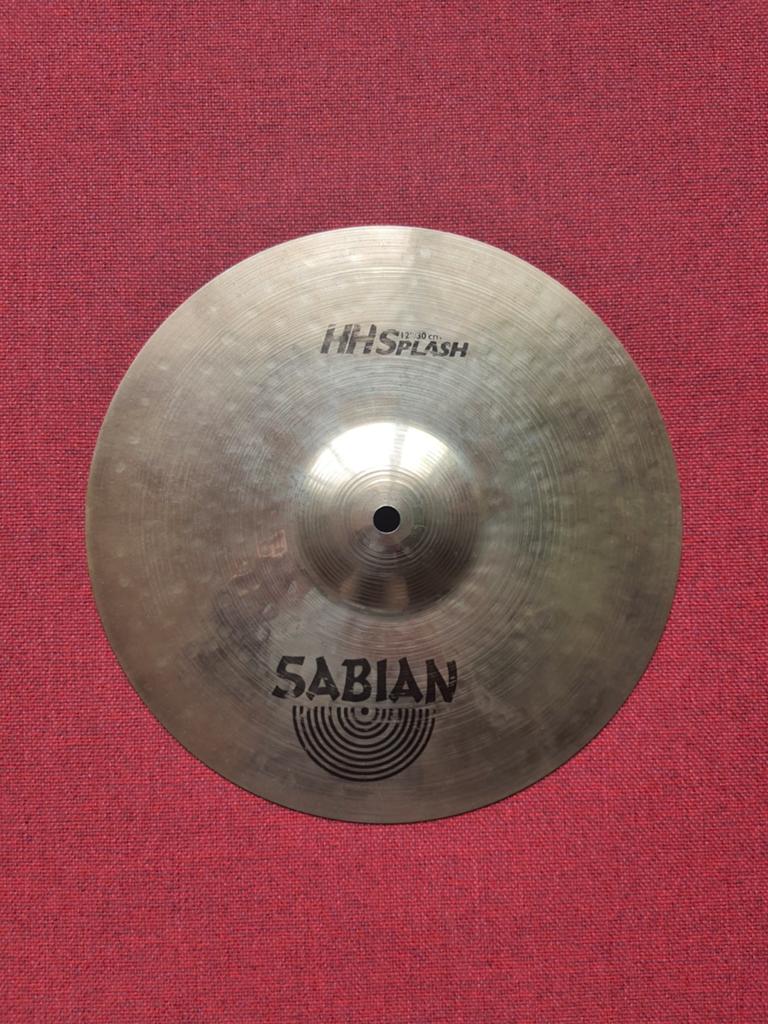Sabian HH hand hamered 12 inch splash/crash izgst, Ophalen of Verzenden, Overige merken