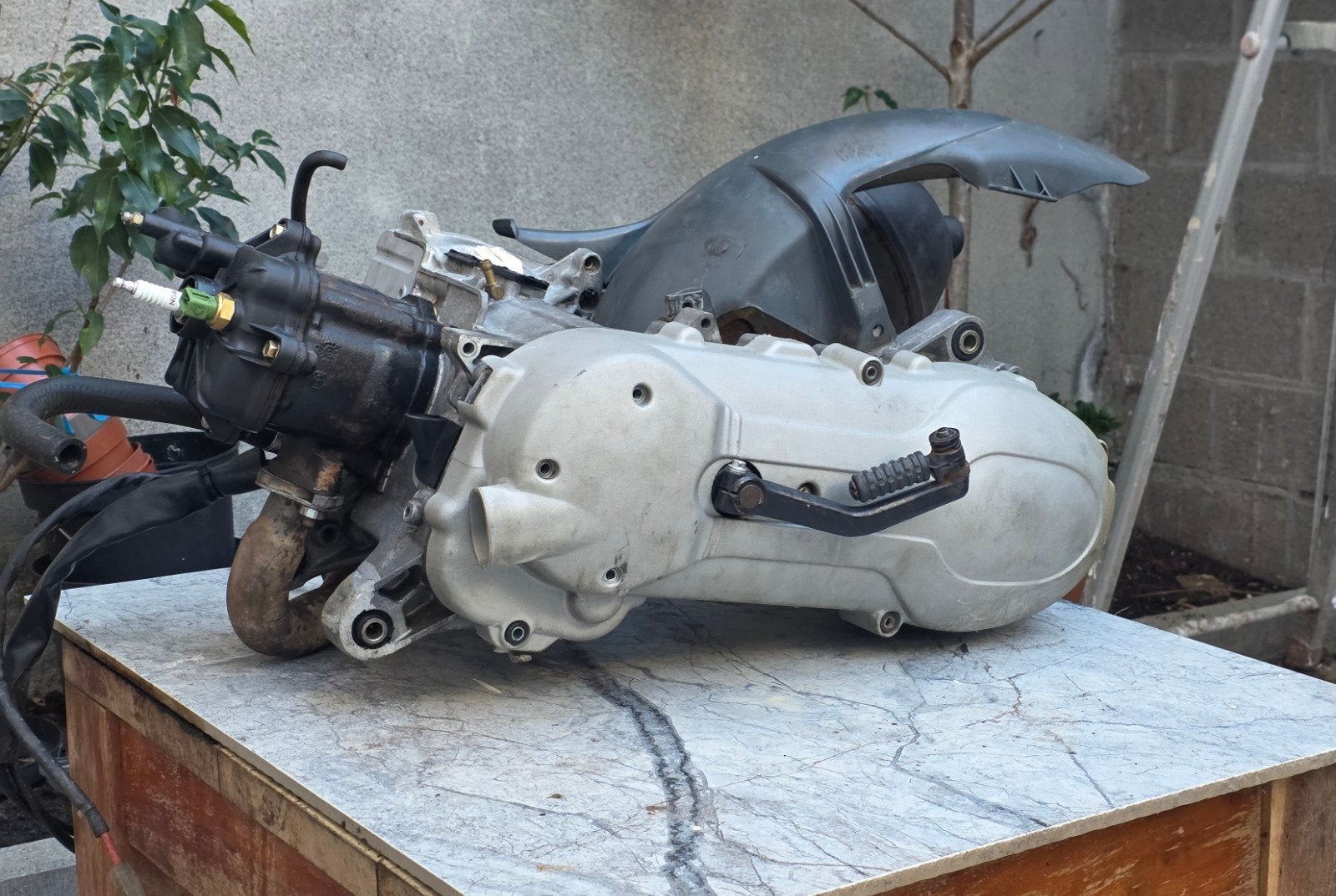 Gilera runner blok 125cc SD 2 takt watergekoeld, Ophalen, Gebruikt, Blok, Piaggio