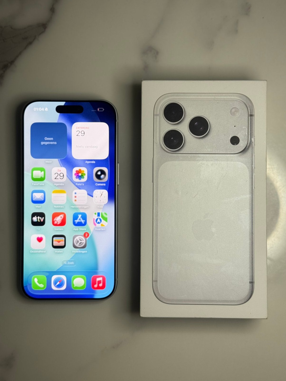 Apple iPhone 17 Pro | Silver | 256GB | 100%, Ophalen of Verzenden, Zilver, 100 %, 256 GB