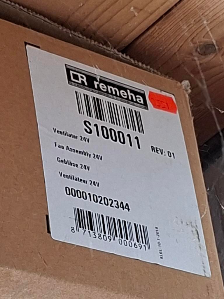 Ventilator Remeha Avanta., Ophalen of Verzenden, Nieuw