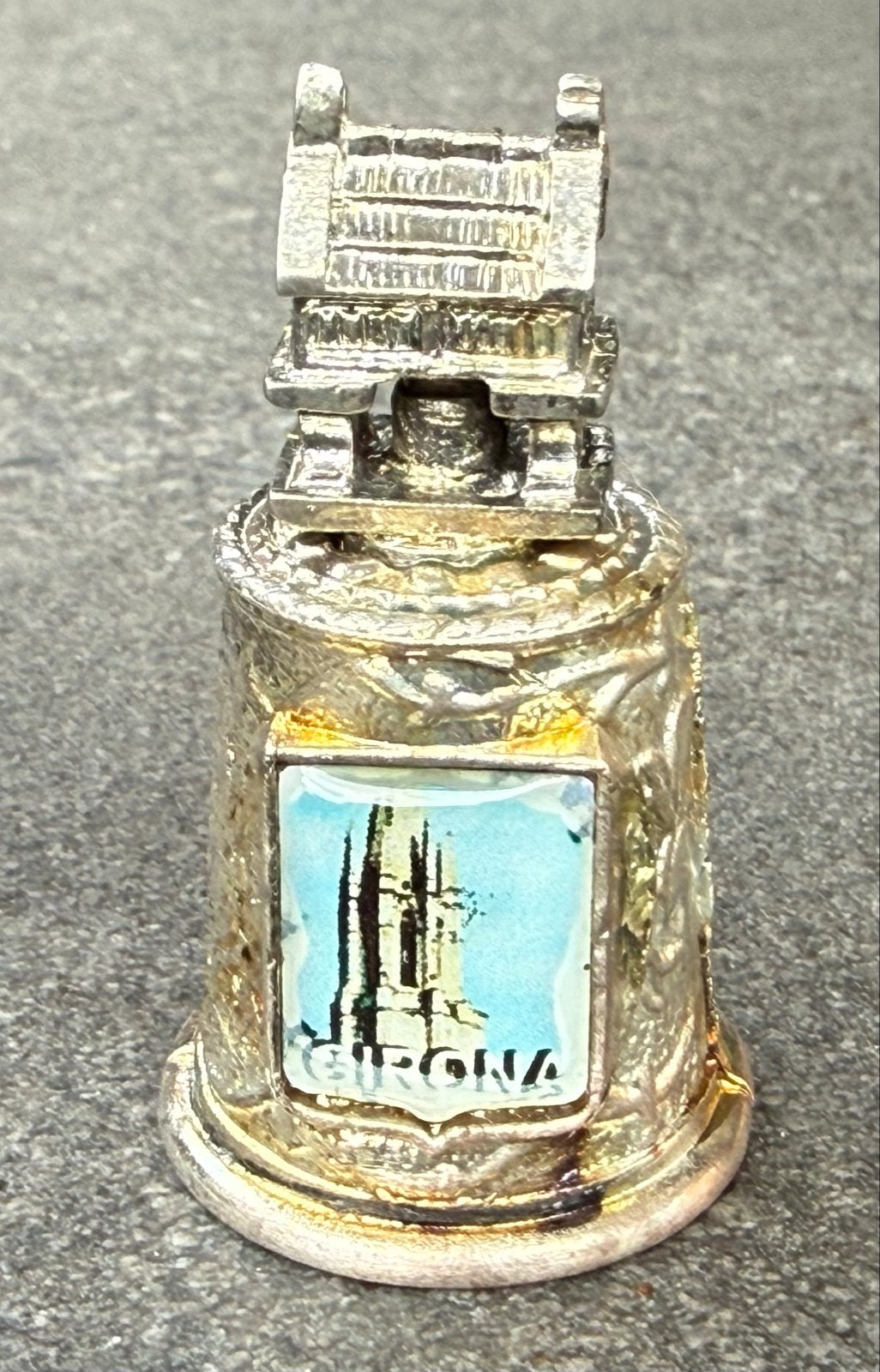 Zilveren Vingerhoedje Kathedraal Girona, Ophalen of Verzenden, Gebruikt