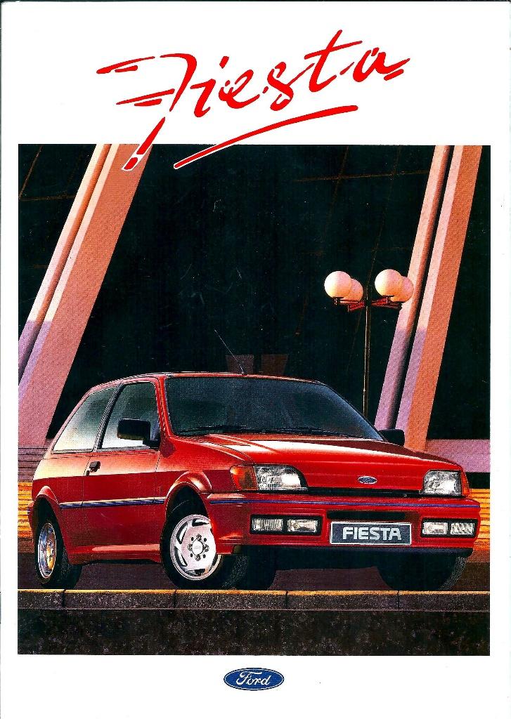 Brochure Ford Fiesta 1991, Ophalen of Verzenden, Gelezen, Ford