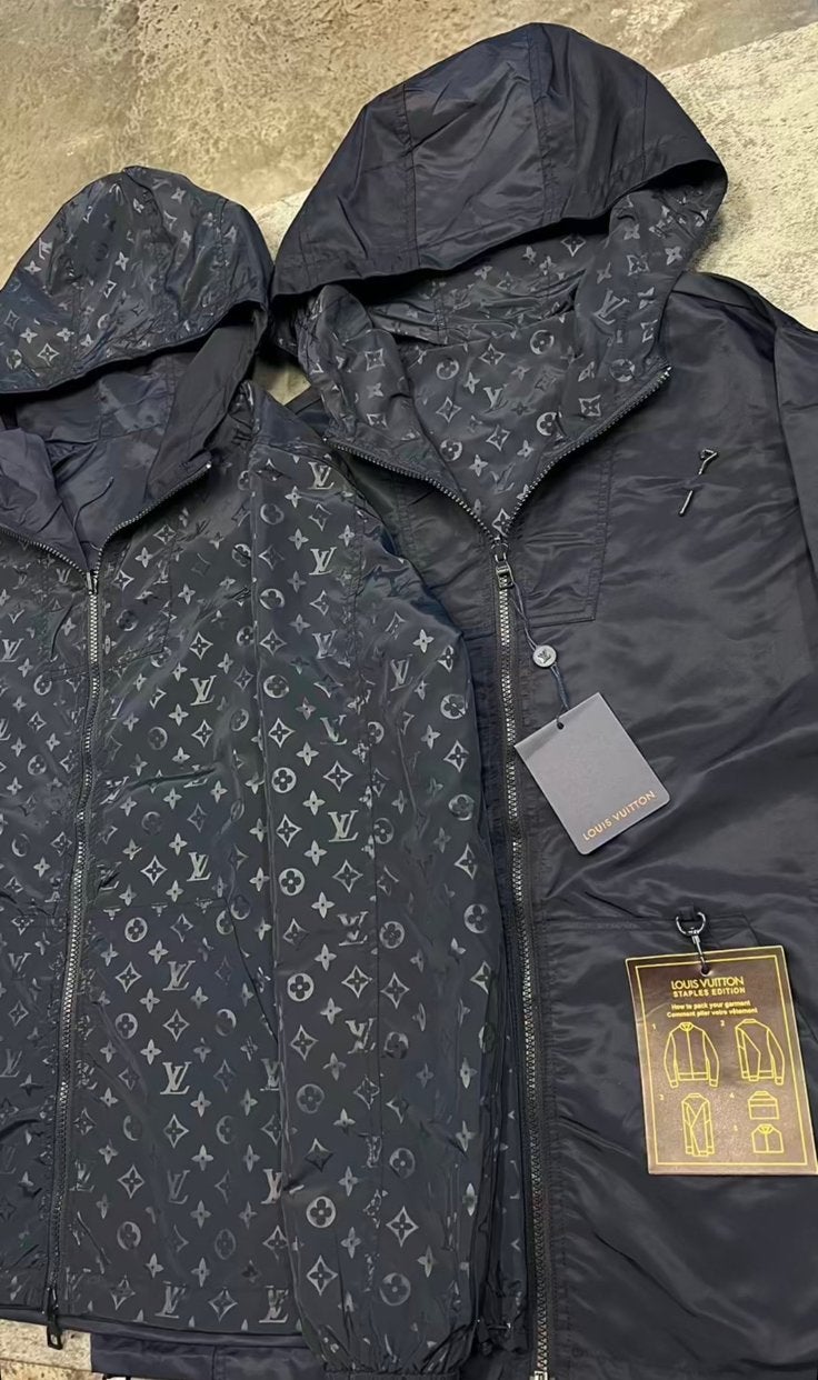 LV Windbreaker, Kleding | Heren, Jassen | Zomer, Ophalen of Verzenden, Nieuw, Overige maten, Zwart