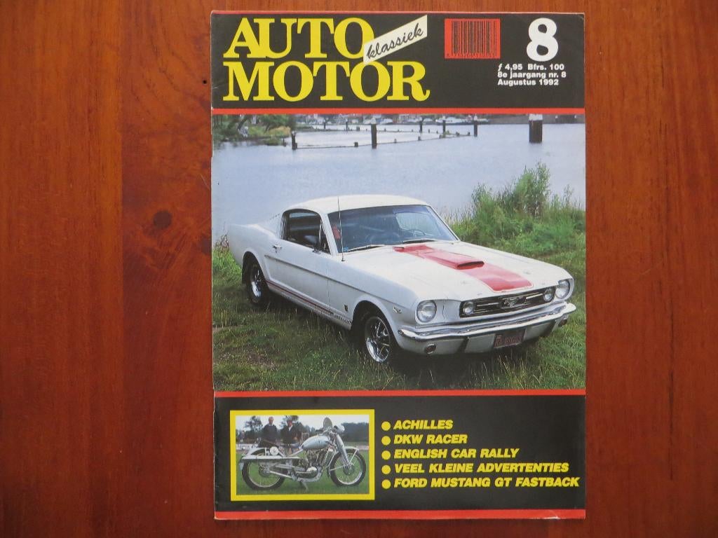Auto Motor Klassiek 8 1992 Ford Mustang GT, DKW Racer, Ophalen of Verzenden, Nieuw, Ford