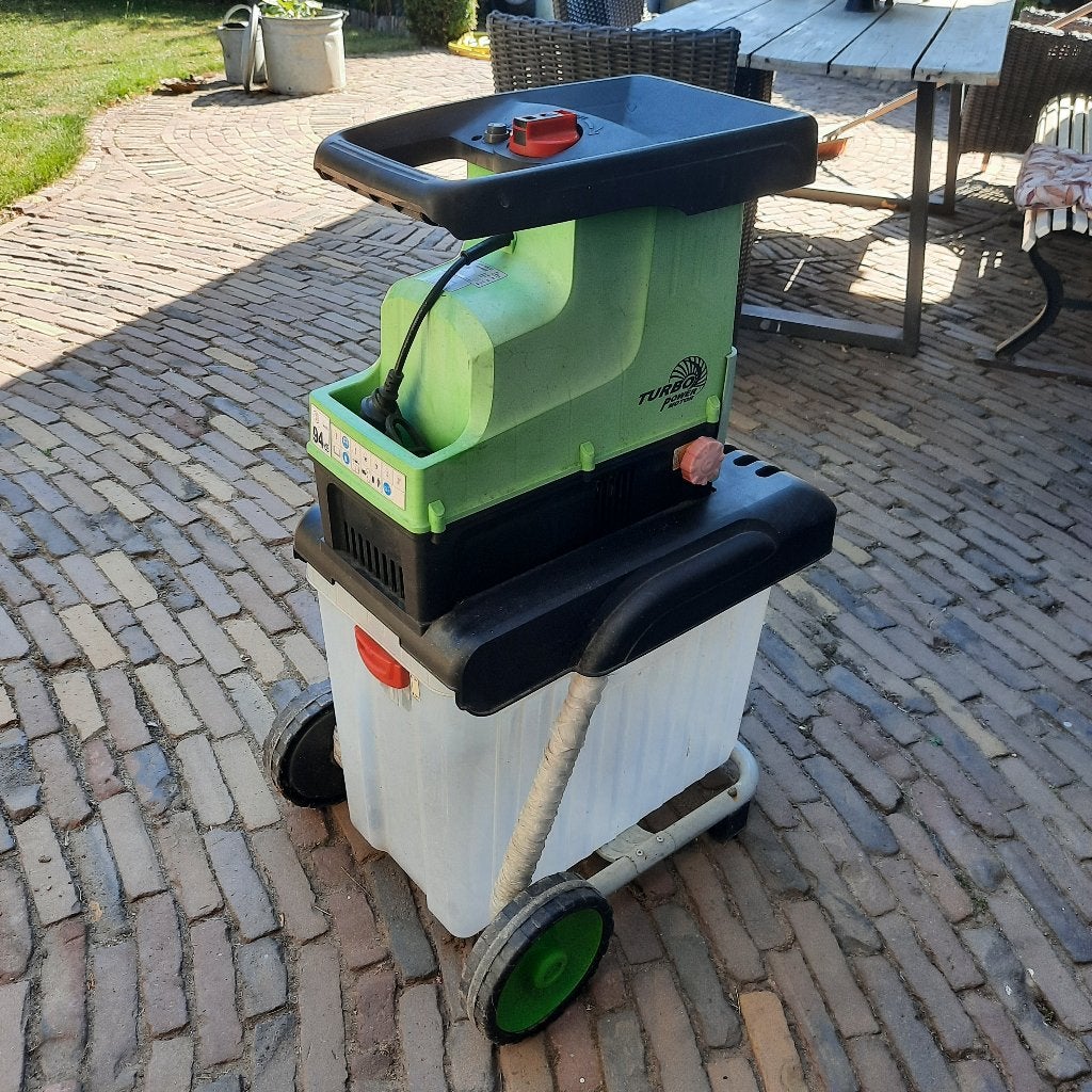 Hakselaar takken versnipperaar, Ophalen, Gebruikt, Florabest, Met opvangbak
