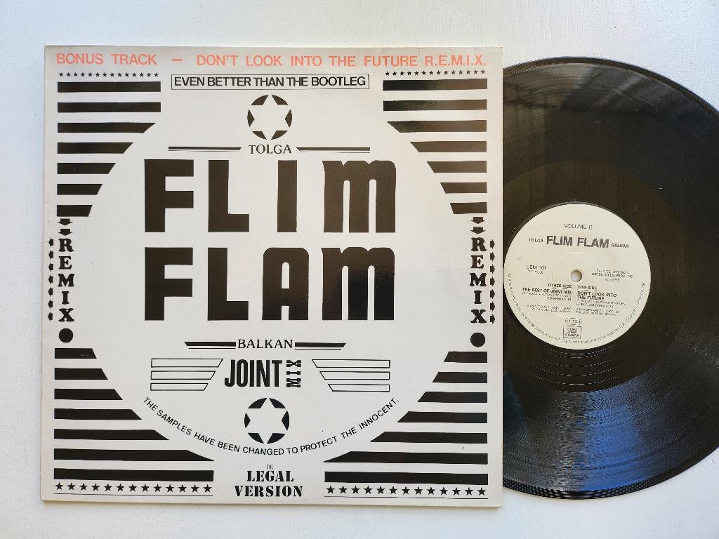12" Maxi Tolga Flim Flam Balkan - Volume II (Remix) 1987, Gebruikt, Maxi-single, 1980 - 1989, Ophalen of Verzenden