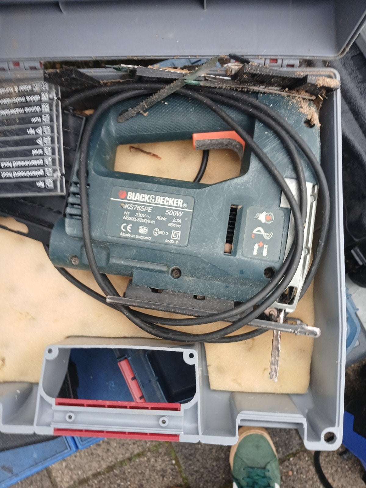 Black & Decker KS765PE Decoupeerzaag 500W, Gebruikt, Ophalen of Verzenden, Black & Decker, Minder dan 600 watt