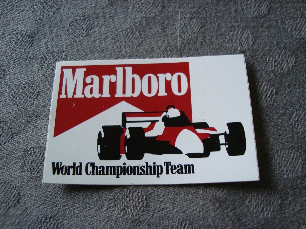 Marlboro wold championship team sticker, Ophalen of Verzenden, Nieuw, Auto's