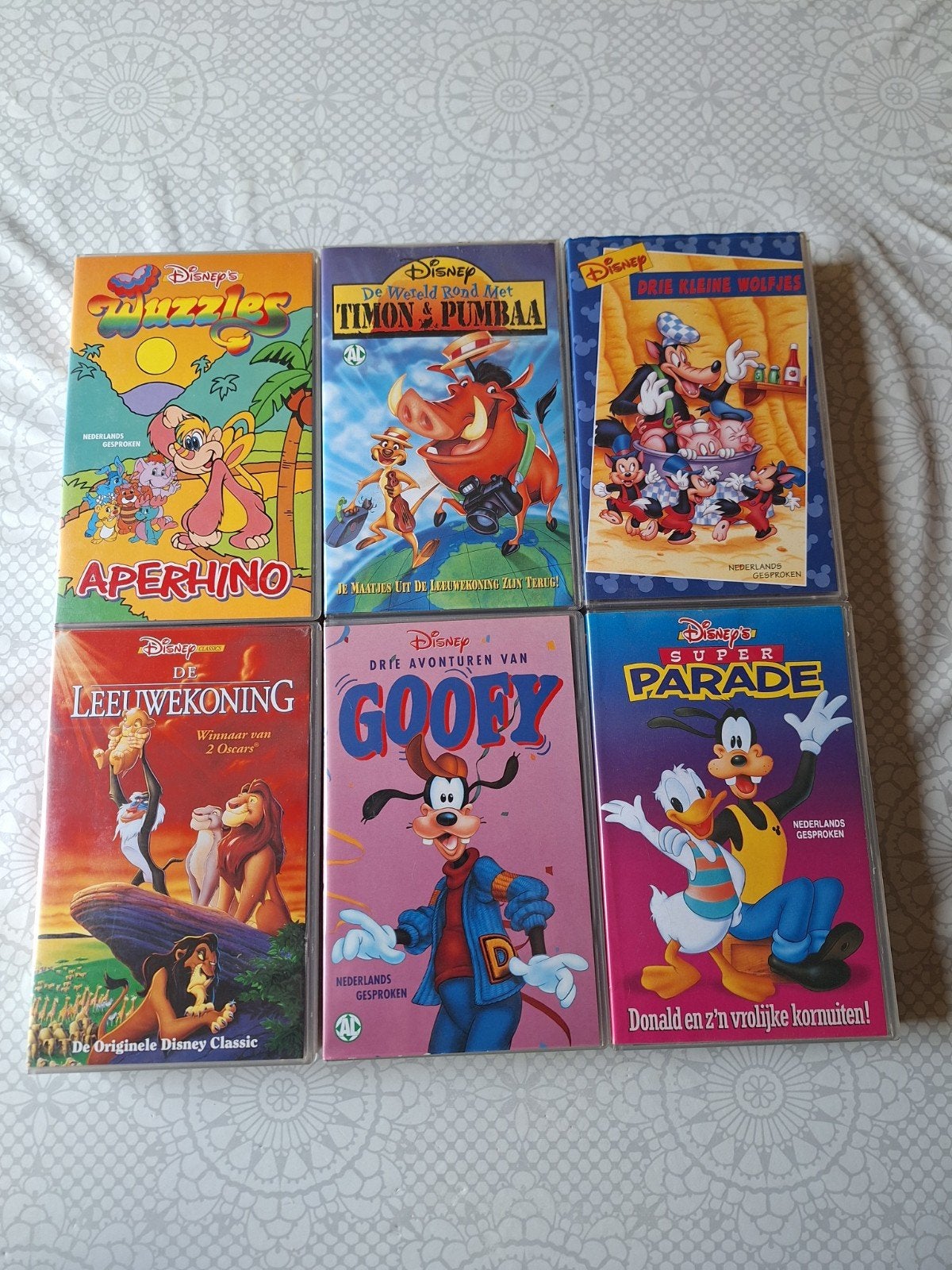 videobandem walt disney €1.00 per stuk, Cd's en Dvd's, VHS | Kinderen en Jeugd, Alle leeftijden, Ophalen of Verzenden, Zo goed als nieuw