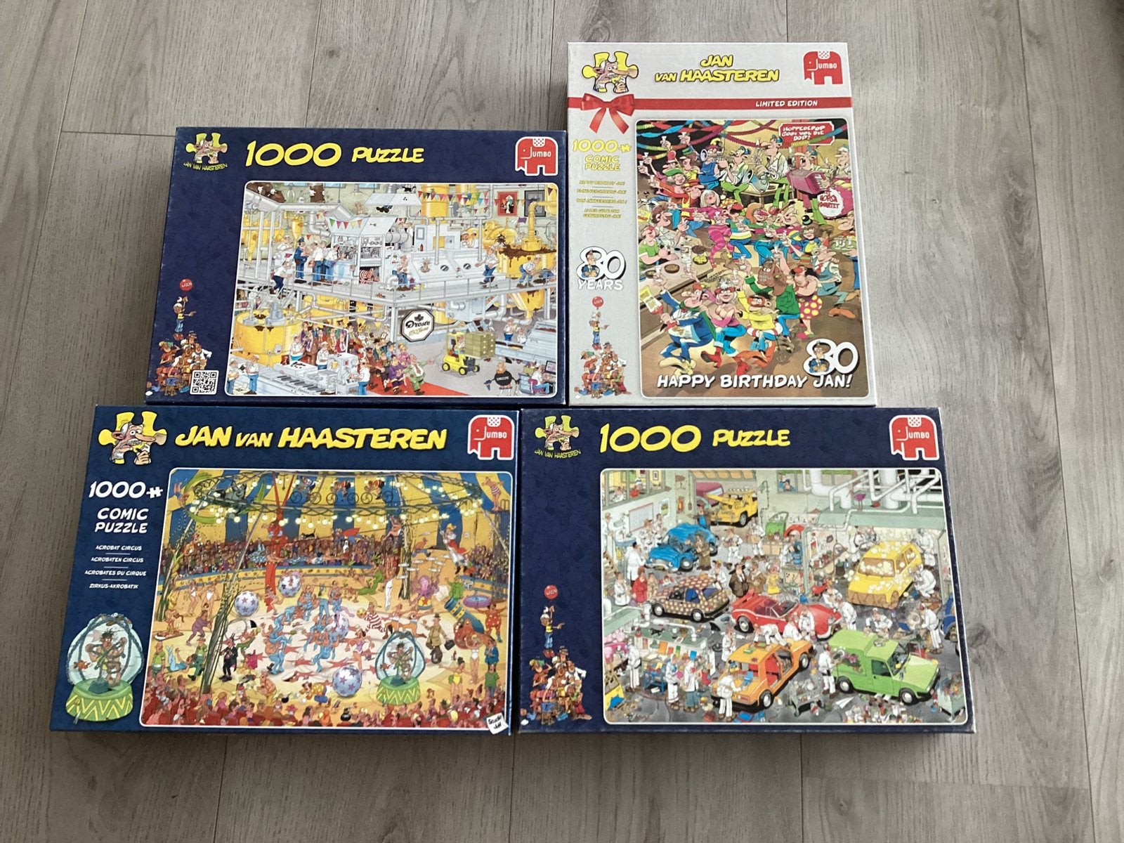 9 jan van haasteren puzzels, Hobby en Vrije tijd, Denksport en Puzzels, Ophalen of Verzenden, 500 t/m 1500 stukjes, Zo goed als nieuw
