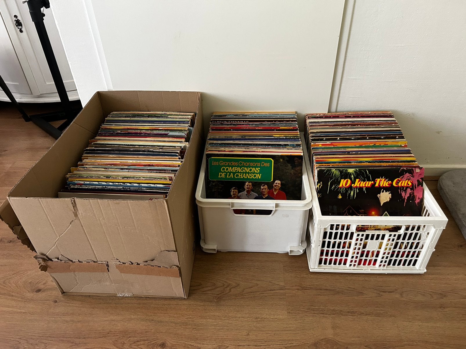 Partij vinyl, Cd's en Dvd's, Vinyl | Overige Vinyl, Ophalen, Gebruikt, 12 inch
