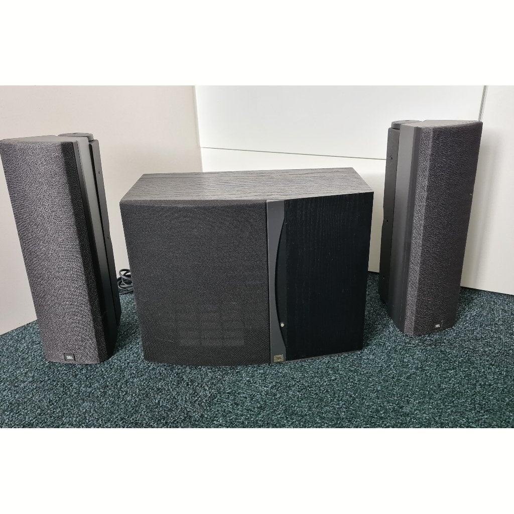 JBL Sat 2 speakerset met PS60/230 subwoofer, JBL, Speakerset, Ophalen of Verzenden, Zo goed als nieuw