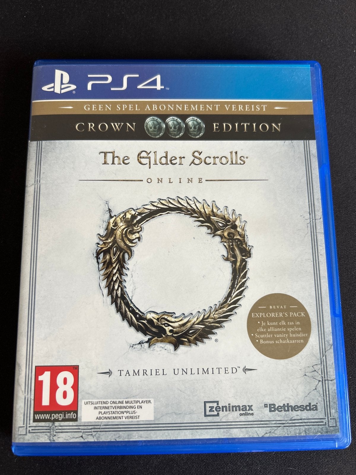 The Elder Scrolls Online: Crown Edition PS4, Online, Vanaf 18 jaar, Ophalen of Verzenden, Zo goed als nieuw