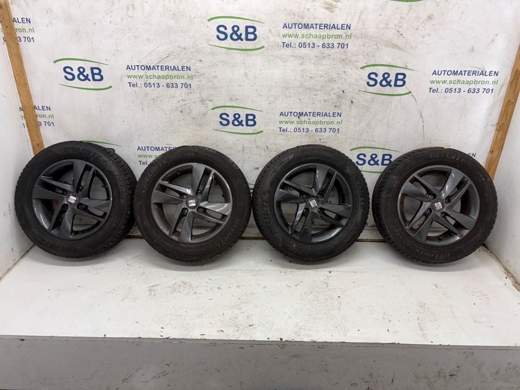 VELGENSET SEAT MII, Auto-onderdelen, 14 inch, Gebruikt, Velg(en), 175 mm