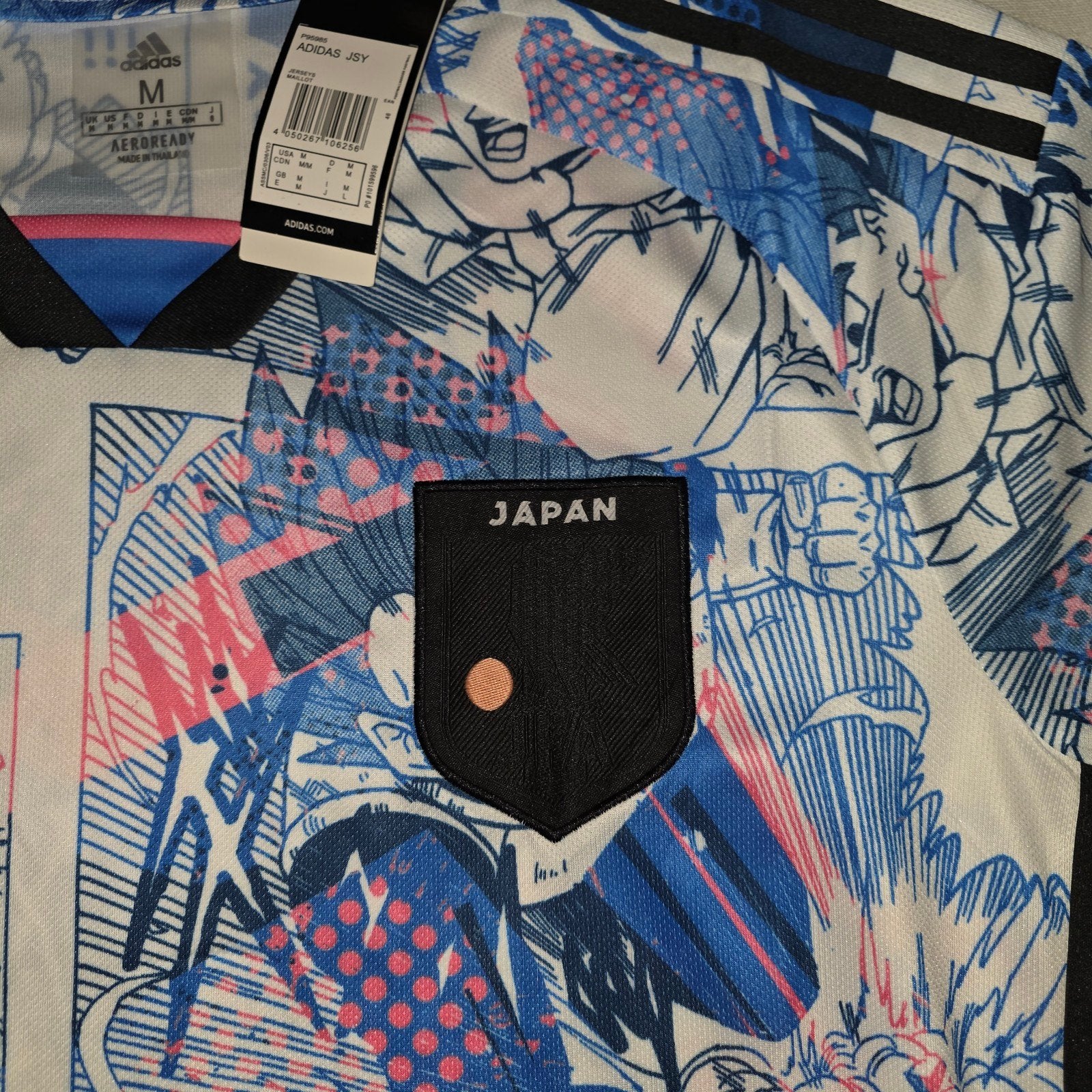 FC Japan X Dragon Ball Z Voetbal Jersey Maat M, Ophalen of Verzenden, Nieuw, Maat 48/50 (M), Wit