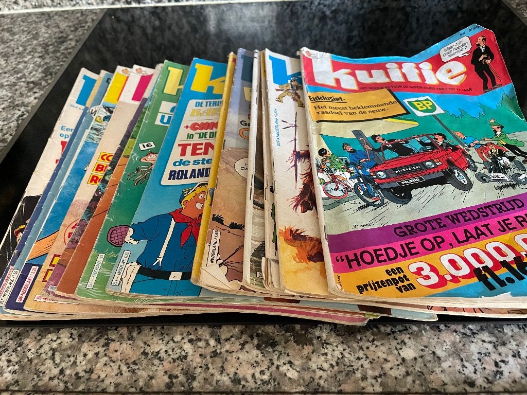 stapel kuifje, Meerdere stripboeken, Ophalen of Verzenden, Gelezen