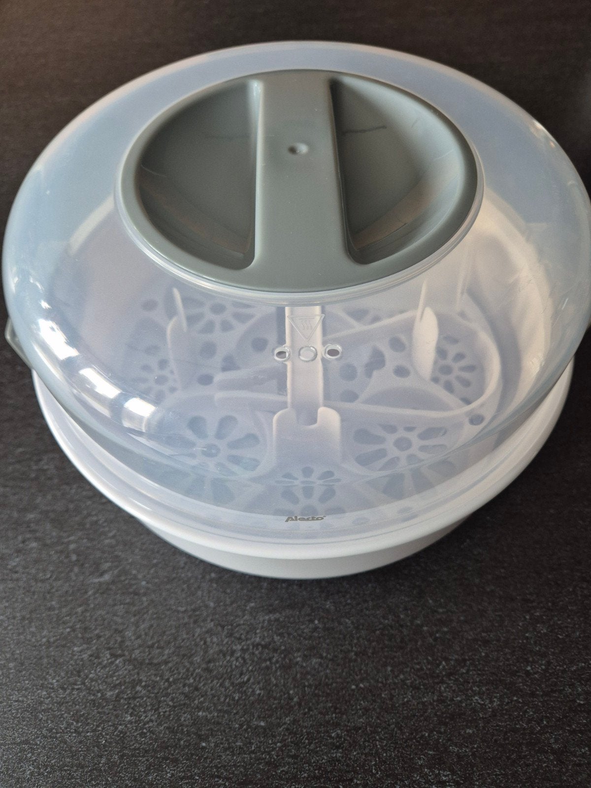 Alecto BW-04 - Magnetron en Fles Sterilisator - Wit, Ophalen of Verzenden, Zo goed als nieuw, Sterilisator, Alecto
