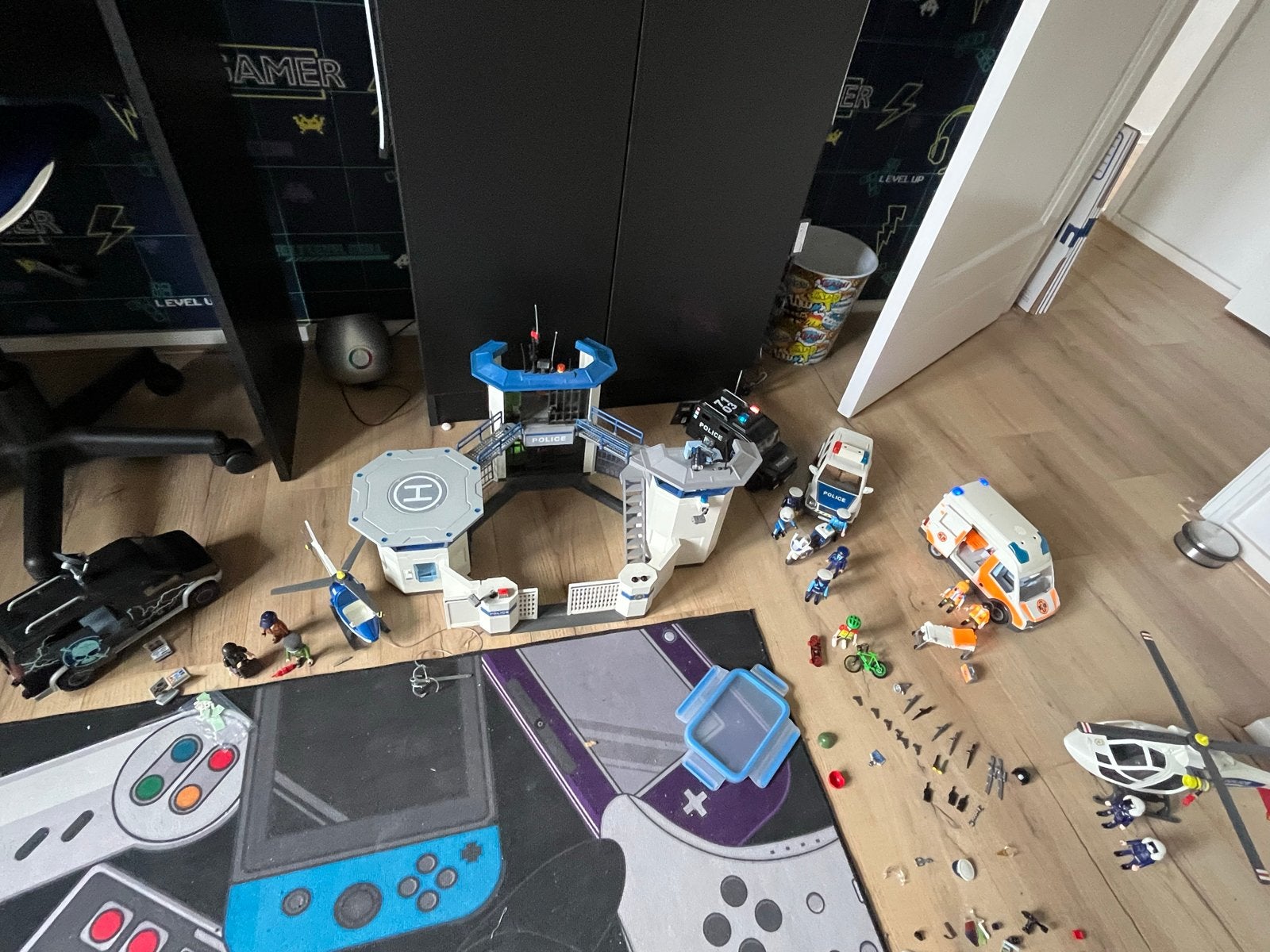 Playmobil Politie Set: B, bureau, voertuigen & Figuren, Ophalen, Zo goed als nieuw