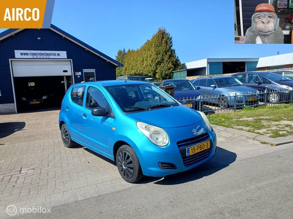 Suzuki Alto 1.0 Comfort Garantie, alle inruil mogelijk, Voorwielaandrijving, Euro 5, Gebruikt, Blauw