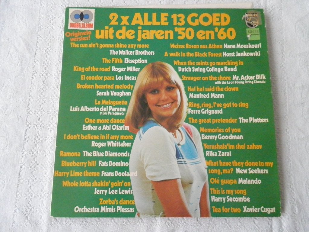 2x Alle 13 goed uit de jaren 50 en 60, Cd's en Dvd's, Beschermende buitenhoes, LP, Gebruikt, Ophalen of Verzenden