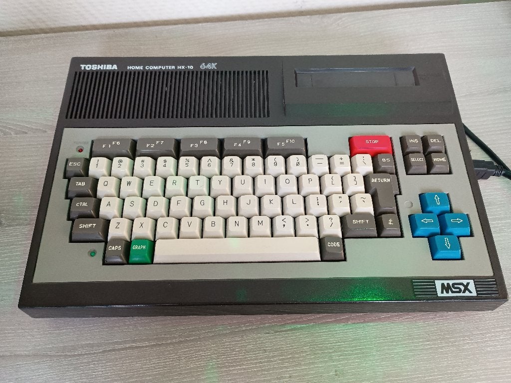 Toshiba HX-10 MSX 2+ met Goa'uld, Ophalen of Verzenden, PHILIPS MSX