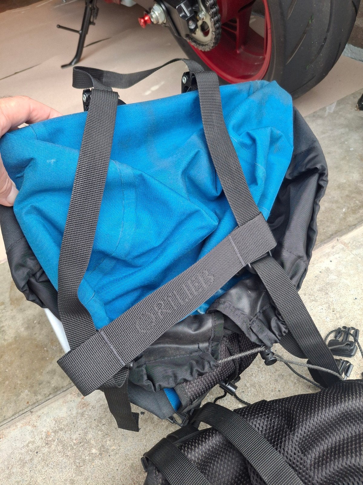 Ortlieb fietstassen - blauw/zwart (set van 2), Ophalen, Gebruikt, Ortlieb