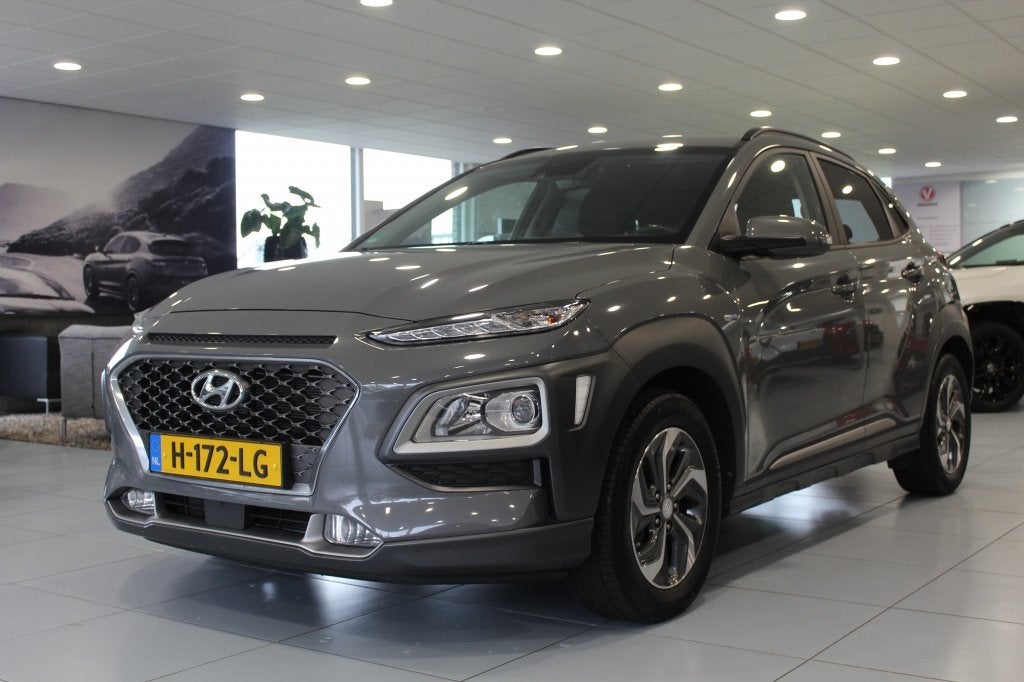 Hyundai Kona 1.6 GDI HEV Fashion, Dealer onderhouden, Stof, Gebruikt, Origineel Nederlands