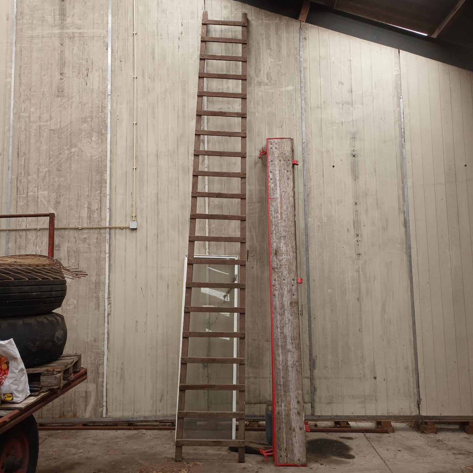 houten ladder, Ophalen, Gebruikt, 2 tot 4 meter