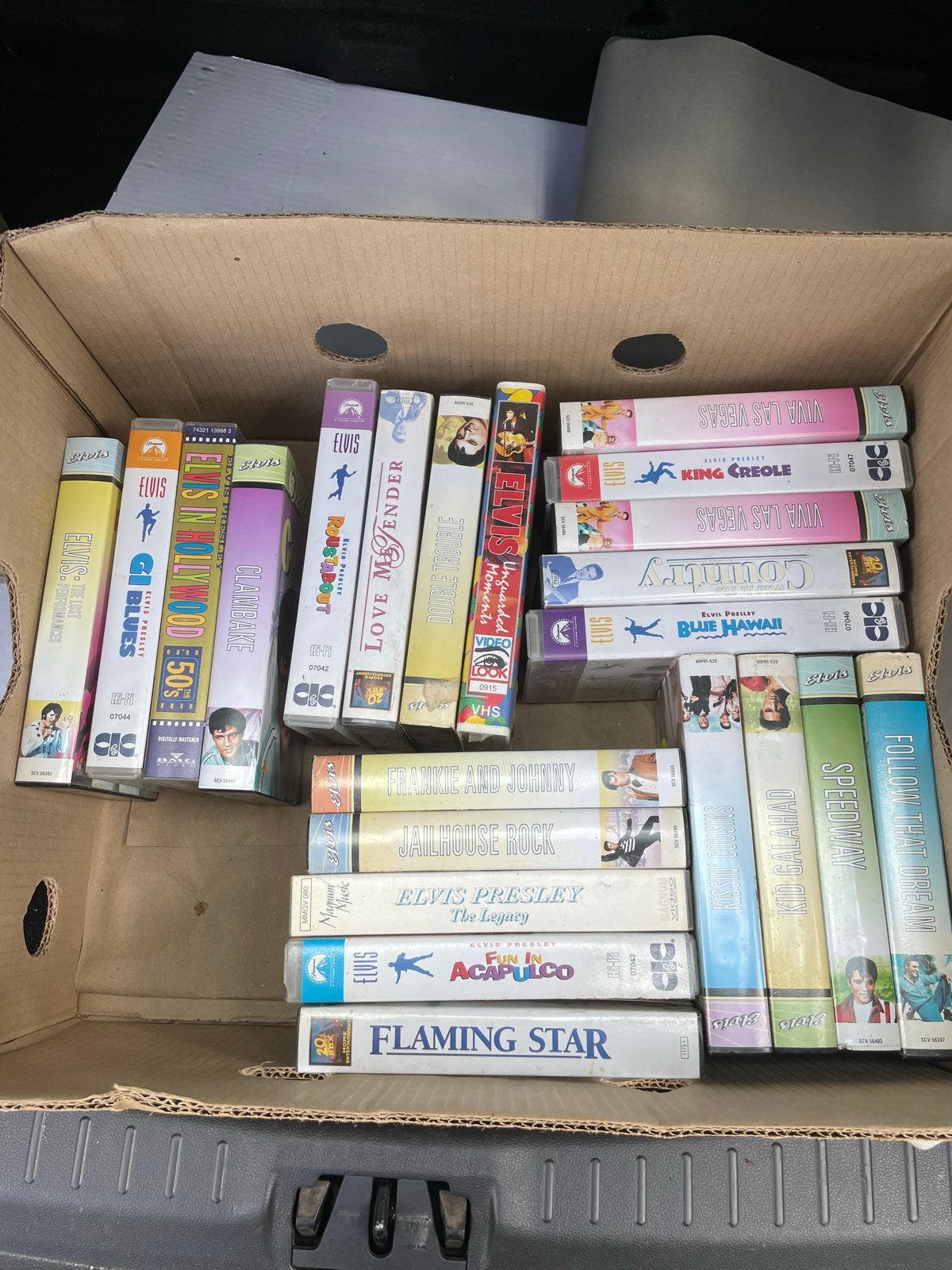 Grote collectie Elvis Presley VHS-banden, Cd's en Dvd's, VHS | Film, Alle leeftijden, Ophalen of Verzenden, Gebruikt, Overige genres