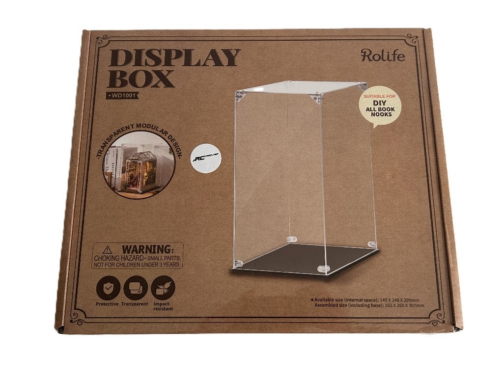 Robotime Dust Cover / Display Casevoor Book Nook