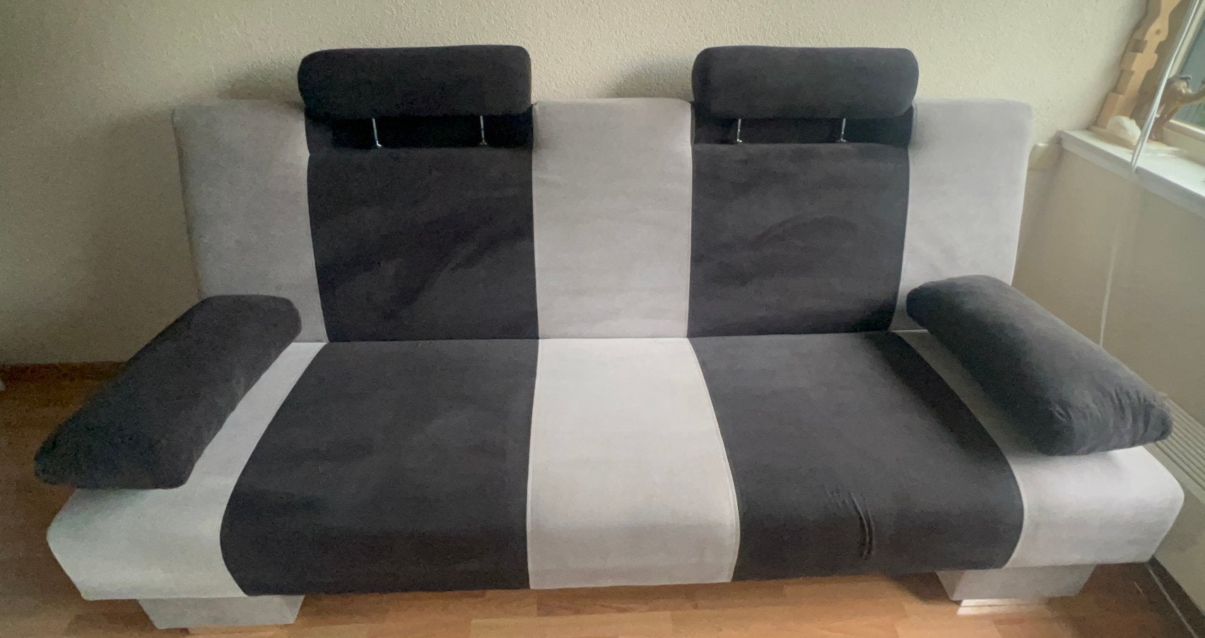 Heel mooi nette slaapbank met opbergruimte, Ophalen of Verzenden, Zo goed als nieuw, Tweepersoons, Minder dan 150 cm