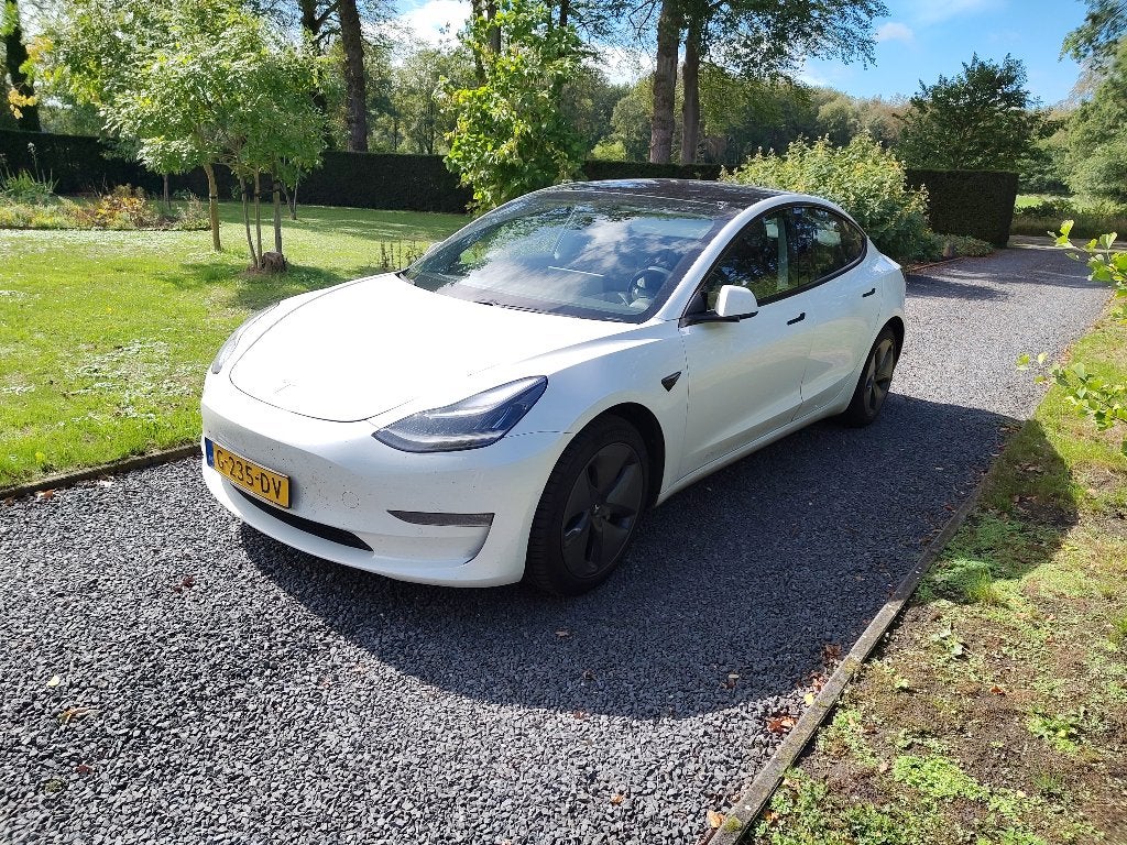 Tesla Model 3 Long Range AWD-2019-1e eig.-trekhaak-SoH 91%, Automaat, 1831 kg, Wit, Origineel Nederlands
