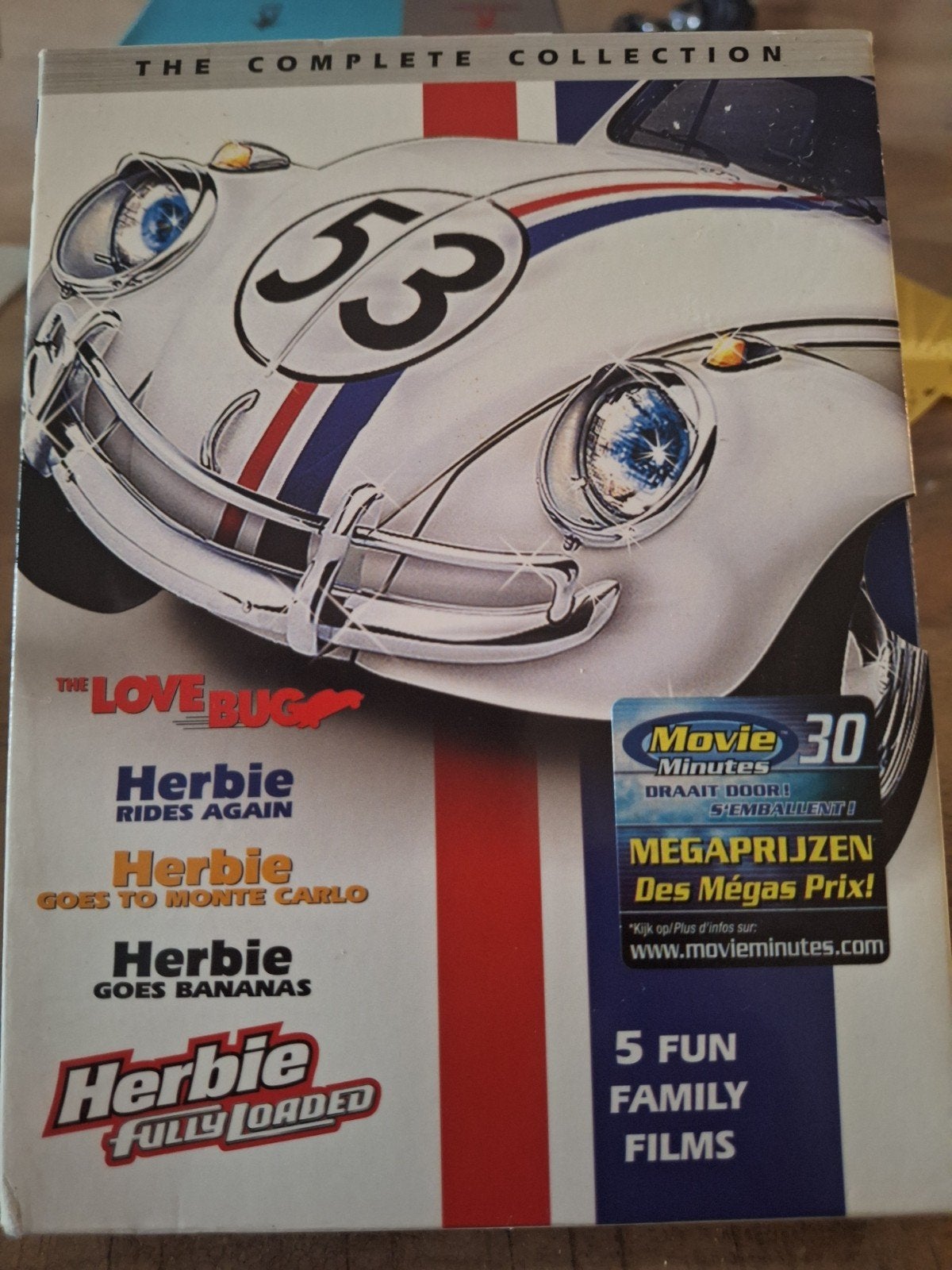 Herbie the love bug - 5 films in 1 box, Alle leeftijden, Ophalen of Verzenden, Zo goed als nieuw