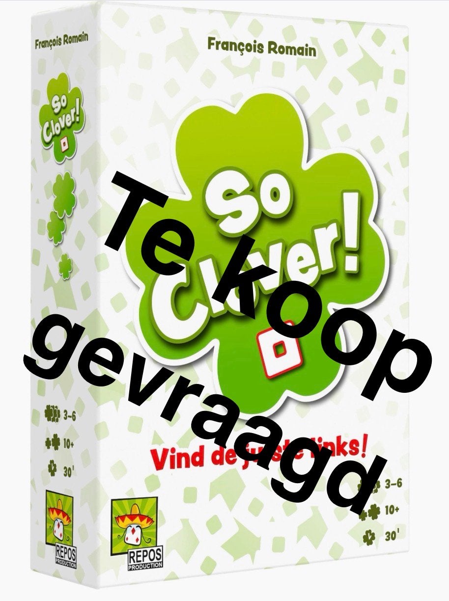 TE KOOP GEVRAAGD So Clover, Ophalen of Verzenden, Zo goed als nieuw